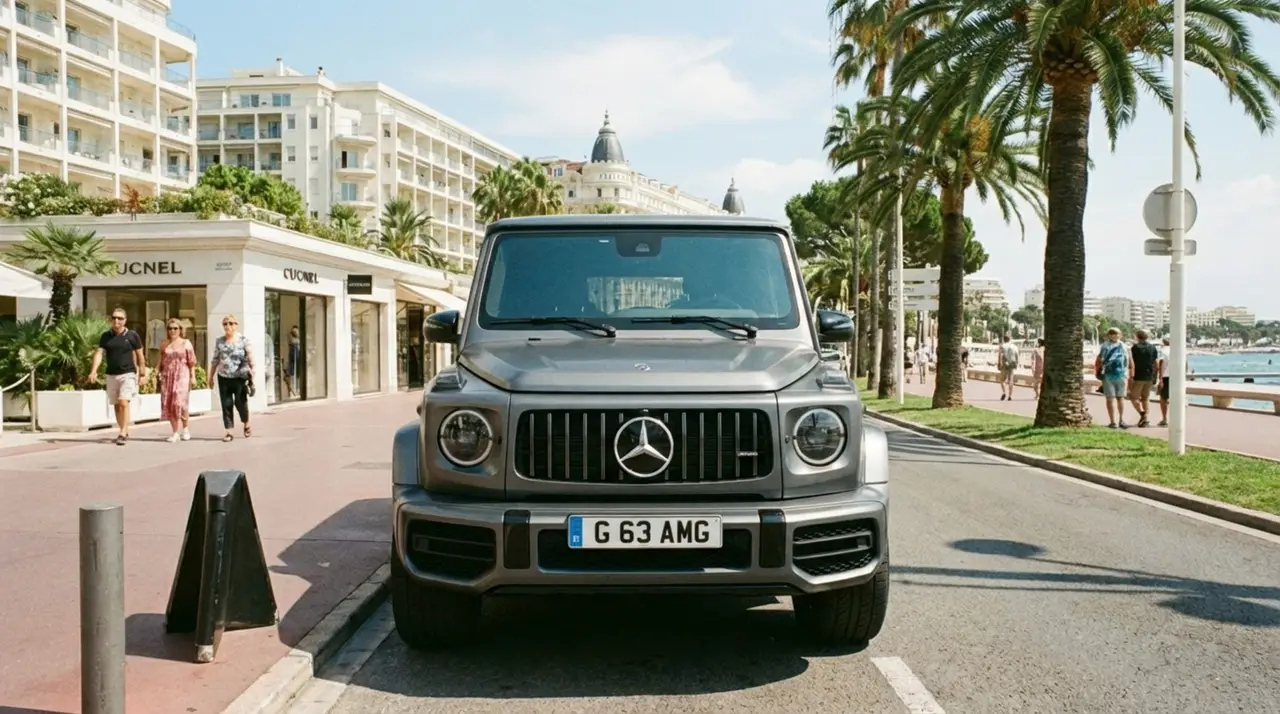 Mercedes Benz G63 2023, vue arrière — Monaco Super Car Rental, Monaco. Mercedes Benz G63 in Monaco La location d'un Mercedes Benz G63 à Monaco met à votre…