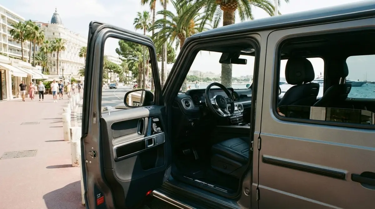 Mercedes Benz G63 2023, tableau de bord — Monaco Super Car Rental, Monaco. Mercedes Benz G63 in Monaco La location d'un Mercedes Benz G63 à Monaco met à votre…