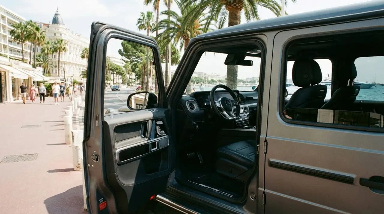 Mercedes Benz G63 2023, tableau de bord — Monaco Super Car Rental, Monaco. Mercedes Benz G63 in Monaco La location d'un Mercedes Benz G63 à Monaco met à votre…